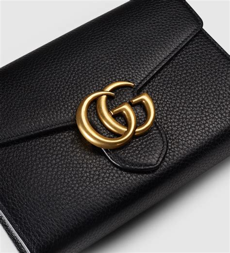 gucci wallet on chain 2017|Gucci gg marmont chain wallet.